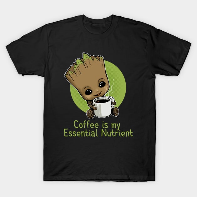 Coffee is my Essential Nutrients T-Shirt by peekxel